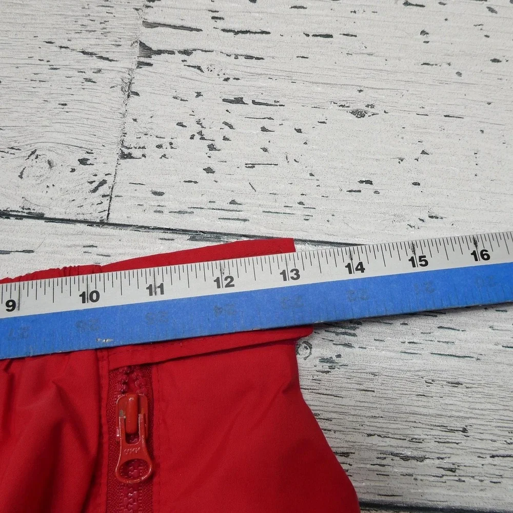 Vintage The North Face Pants Mens Medium Red Blue Gore-Tex Rain Ski‎ USA 90s